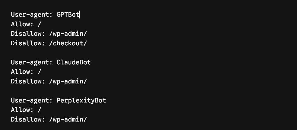 Correct Configuration (Allowing AI Indexing)