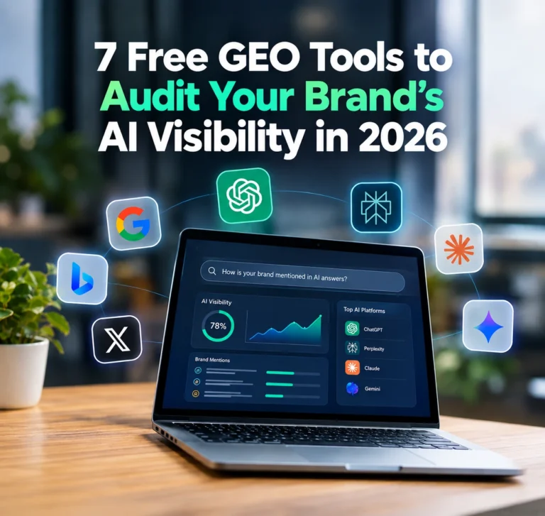7 free GEO tools to audit your brand’s AI visibility in 2026